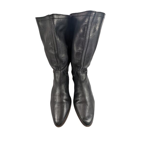 LUCKY BRAND! "LAERYS" BLACK GENUINE LEATHER WESTERN POINTY TOE BOOTS! SZ 8.5M - Picture 4 of 13